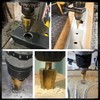 Amazleer Step Drill Bit 5-35MM, Titanium Cone Cutter for Metal,