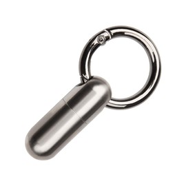 Hamans ポータブル ピルケース 防水 ピルホルダー キーチェーン チタン EDC ピルオーガナイザー ピルボックス ピルコンテナ アウトドア キャンプ用