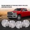 PIT66 4PCS 8 Lug Covers 17" Wheel Center Cap Fit