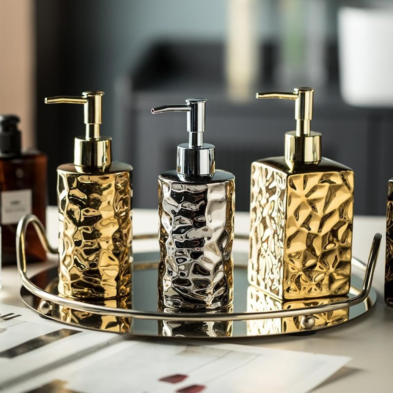 Gelory Hand Soap Dispenser, Gold Soap Dispenser, Ceramic Soap Dispensers