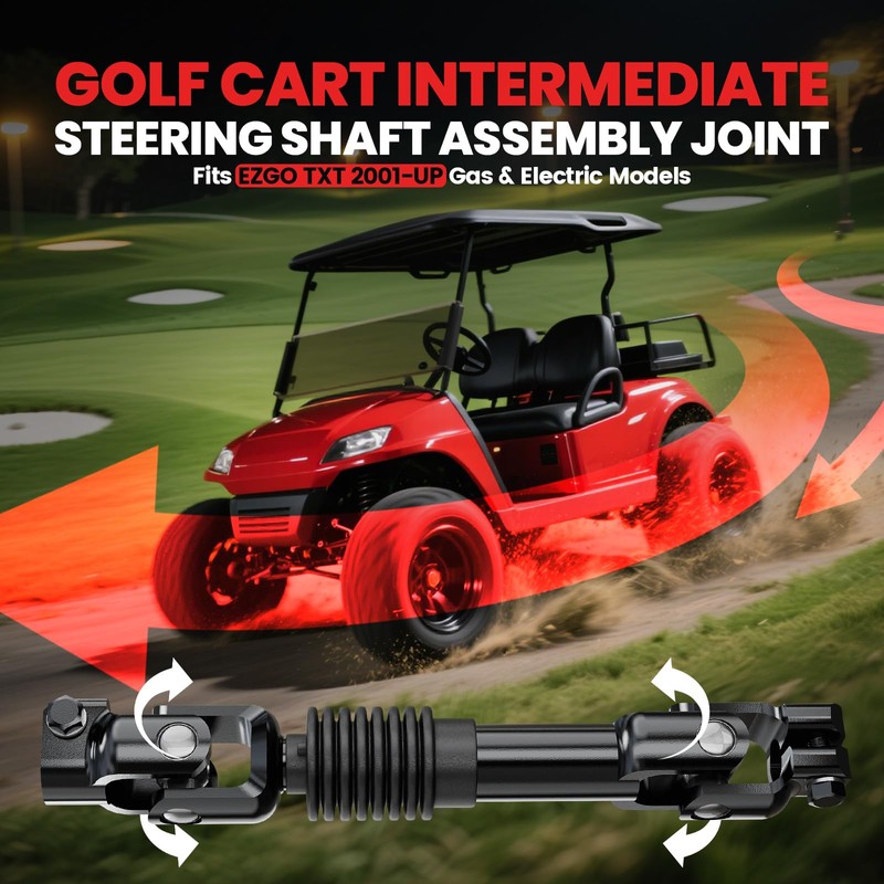 CASISPRO Golf Cart Intermediate Steering Shaft Assembly Joint for EZGO