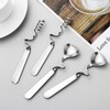 Artibetter Set of 4 Espresso Spoons, Stainless Steel Coffee Spoons,