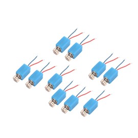 uxcell Motor, Micro Vibration Motor, Model, Electrical Components, DC 3V, 11,000 RPM, 0408 Model, Pack of 10