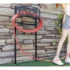 CALIDOLA Freestanding Garden Hose Holder - Heavy Duty Metal Stand