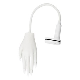 FRCOLOR Nail Practice Hand Model Reusable Fake Hand for Nail Art Training Realistic for Beginners Easy to Clean Fingernail Practice Tool