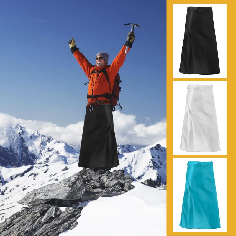 Ultralight Thin Rain Skirt Waterproof Lightweight 15D Nylon Kilt Rain