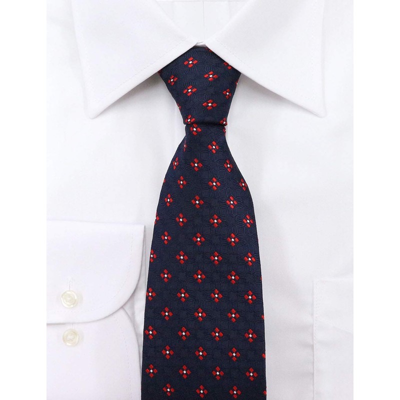 [MICHIKO LONDON] Brand Necktie, Made in Japan, 100% Silk, Floral