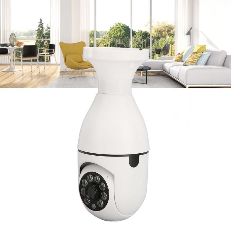 Bulb Security Camera 1080P Wireless 360 Degree Panoramic Intelligent HD