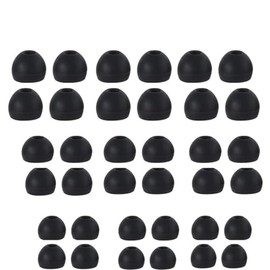 INF 18 Paar Silikon-Ohrpolster für 4,5–6 mm In-Ear-Kopfhörer, 3 Größen, jeweils 6 Paar, Ersatz Silikon Ohrstöpsel, Ohrhörer Ersatzstöpsel, Ersatzpolster Ohrpolster Kopfhörer Aufsätze