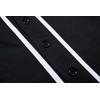EALER BJ80 Series Mens Baseball Jersey Button Down Shirts Short
