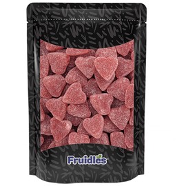 Fruidles Valentine's Coated Cinnamon Jelly Hearts, Delicious Gummy Candy, Fun and Festive Holiday Gummi Snacking, Party Favor (5 Pounds (Bulk))