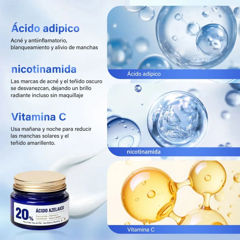 Ácido Azelaico Crema Vitamina Niacinamida