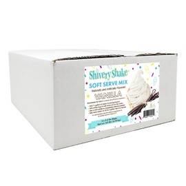 Shivery Shake Soft Serve Ice Cream Mix, 3 x 3.2 lb case, Vanilla