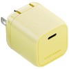 VENTION USB-C 1-port GaN Rapid Outlet Charger (30W) (Yellow)