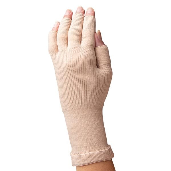 Sigvaris Secure 562 Lymphedema Glove - 20-30 mmHg Beige Large