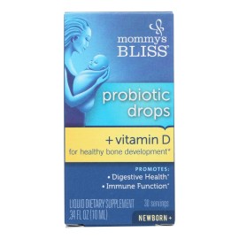 UD_Mommy's Bliss Probiotic Drops with Vitamin D 1 Each .34 Fz
