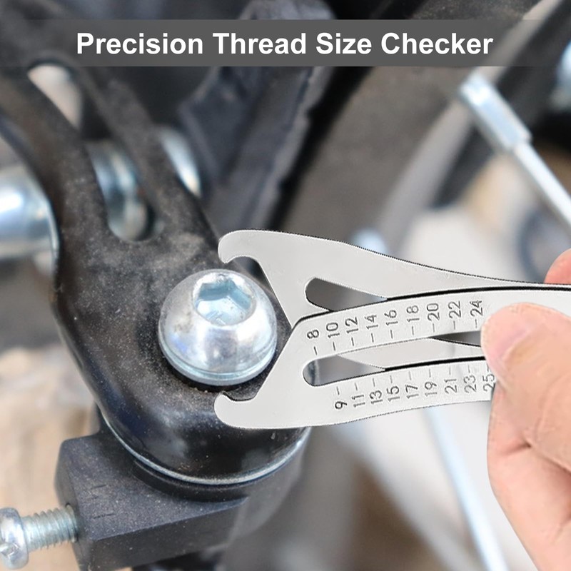 SPHERETRON Thread Tester Portable Precise Thread Size Tester as Key