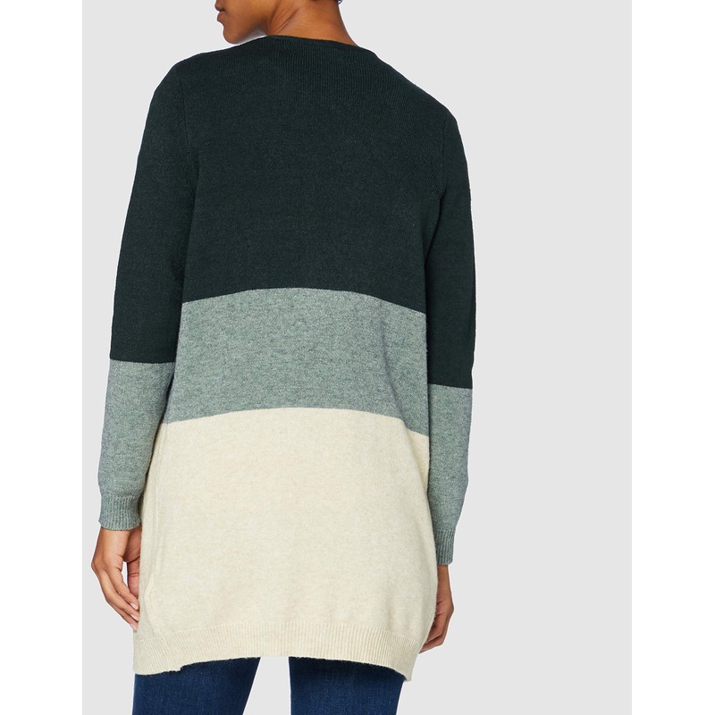 Only Women’s Cardigan, June Bug Stripes: Balsam Green, m