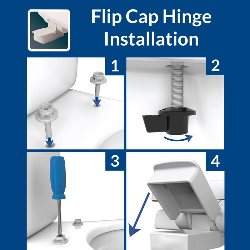 Mayfair Stay·Tite Toilet Seat Fastening Hardware Upgrade Kit