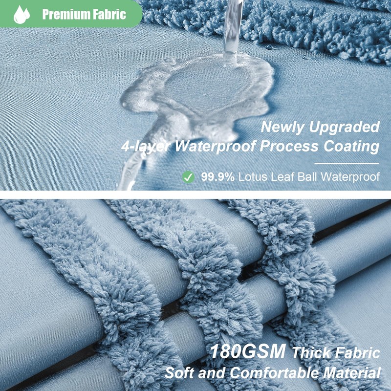 Dynamene Extra Long Shower Curtains 72 x 84 Inches Long