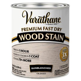 Varathane Premium Fast Dry Wood Stain, Quart, Sunbleached