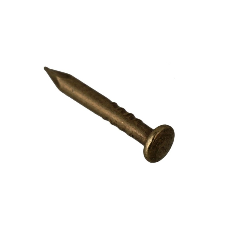 10 mm Round Head Brass Copper Furniture Miniature Nails Pack
