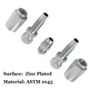 3PCS Reusable Hydraulic Hose Field Repair Kit, 1/2'' 3/8'' 1/4''