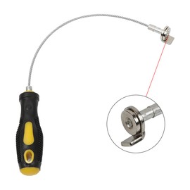 CMTOOL Oil Drain Plug Removal Tool Strong Magnetic Drain Plug Removal Tool, 13 Inch Oil Change Wrench, Anti Scald Remover, Perfect for Tight Places
