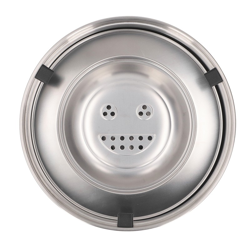 Dog Water Bowl Dispenser 304 Stainless Steel Spill Proof 3L
