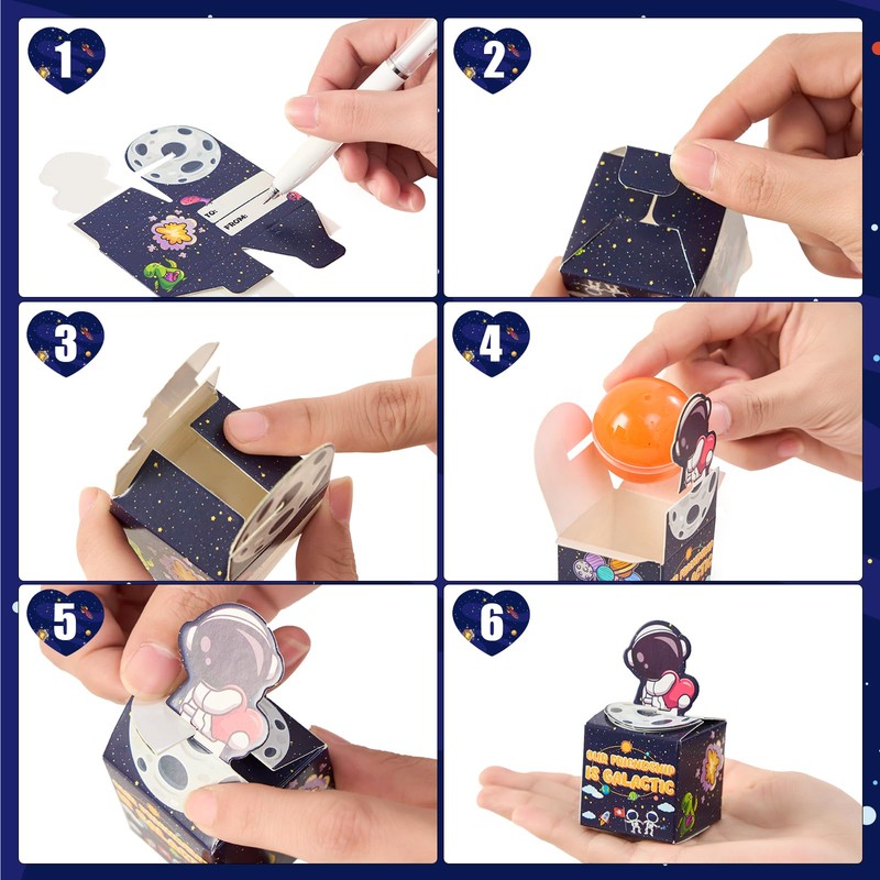 Funewest 28PCS Mini Galaxy Slime Balls Party Favors for Kids