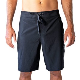 Maui Rippers Mens 21" Core Stretch Board Shorts (Black, 40)