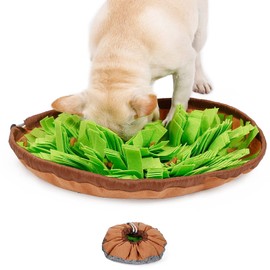 Proxima Direct Snuffle Mat, Enrichment Toys Feeding Mat Interactive Dog Toys Puzzles Slow Feeding Training,Encourage Natural Foraging Skills and Nose Work Training - Machine Washable