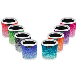 Beautyflier 8pcs Anti-Slip Neoprene 2.5mm Thick Collapsible Heat Resistant Coffee Cup Insulated Sleeve for Coffee/Tea/Cold Drinks (Geometric gradient)