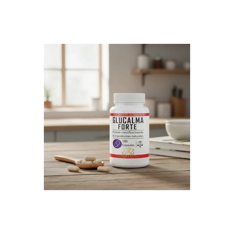 Glucalma Forte 100 Capsulas Suplemento Alimenticio Aurevia