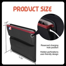 ASUBHA Car Seat Gap Filler, Premium Leather Car Seat Gap Filler Organizer, Car Box Organizers and Storage for Glasses Phones Keys and Cards, Universal Car Interior Accessories for Car SUV Truck
