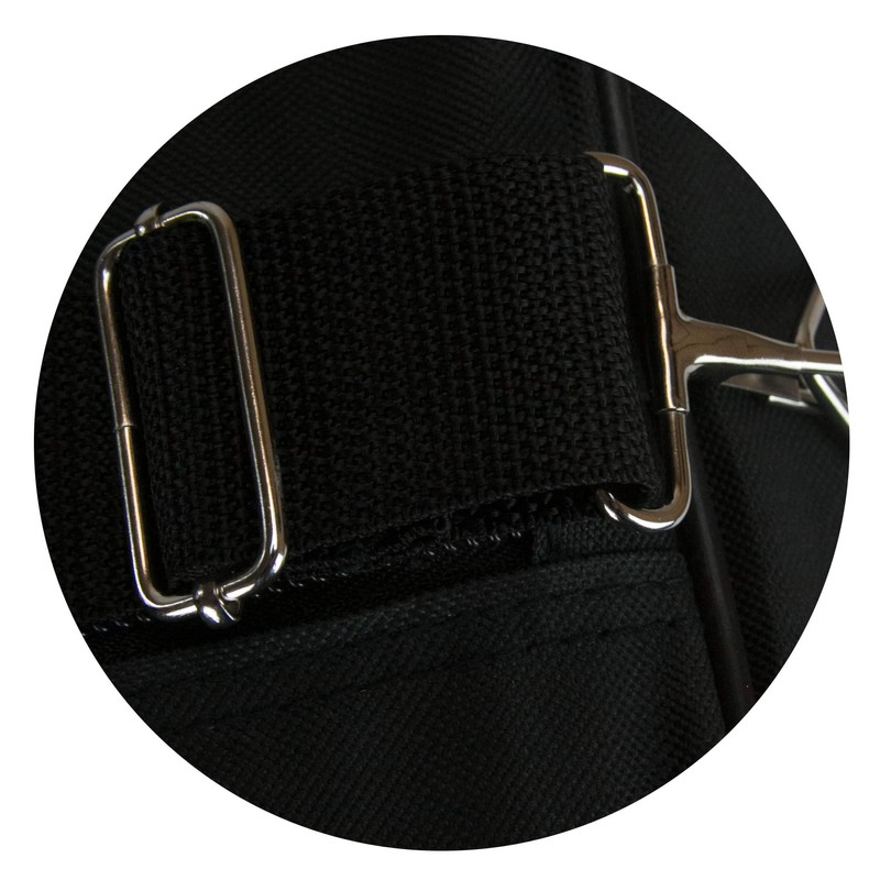 19" 24" 30" 36" 42" Simple Duffel Bag - Black