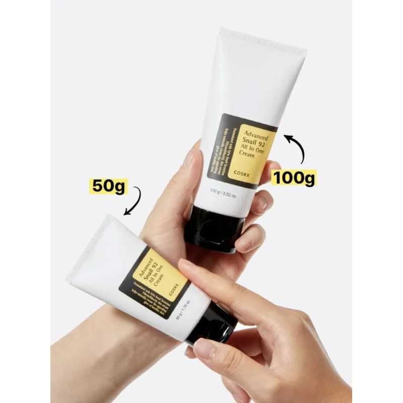 Cosrx Advanced Snail 92 Crema Hidratante 100 Ml 2 Botellas