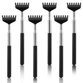 NICEMOVIC 6 Pack Back Scratcher Gifts for Men Women, Stocking Stuffers White Elephant Gifts for Adults, Game Prizes for Adults, Extendable Bulk Back Massager Tool for Thanksgiving Birthday Idea Gifts