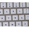 MAC DVORAK KEYBOARD STICKERS ON WHITE BACKGROUND