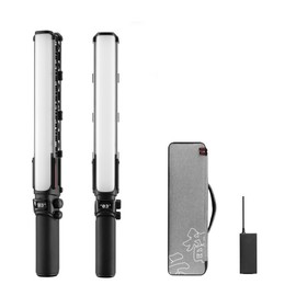 ZHIYUN V60 Video Light Stick Wand, Portable 60W LED Dimmable Handheld Photography Lighting for Photographic Studio, Video Conferencing, Fill Light, Live Streaming, Portrait, Black