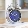 MTSDM Analog Alarm Clock, Loud European Bedside Alarm Clock, Twin