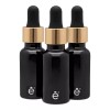 Envaline Frasco Gotero 20 Ml Coated Pipeta Premium Bulbo Negro