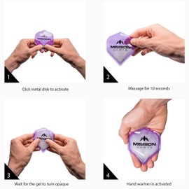 Mission darts Flux Hand Warmer (Purple)