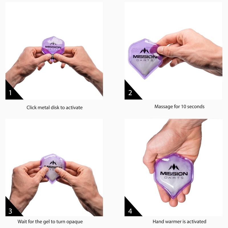 Mission darts Flux Hand Warmer (Purple)