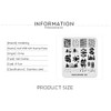 Nail Stamping Plate Fashion Nature Lake Lakeside River Seaside Jungle