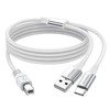 MOSWAG 2in1 USB Printer Cable 32.8FT/10M with USB C to