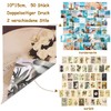 Anguxer 50 Pieces Wall Collage Kit Aesthetic, Aesthetic Postcards, Aesthetic