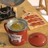 Bacon Grease Container With Strainer, 46OZ Large Enamel Grease Container,