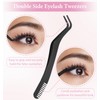 Pack of 2 Eyelash Curlers for Lashes, Eyelash Tweezers with