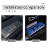 Front and Rear Doors 4pcs Look Interior Door Armrest Window